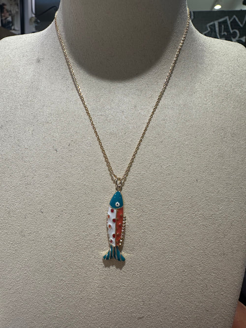 18K GF Fish Charm