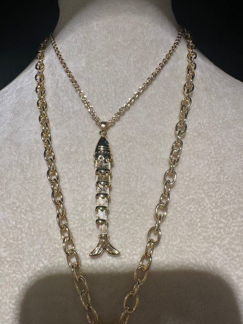 24K GF Artisan Fish