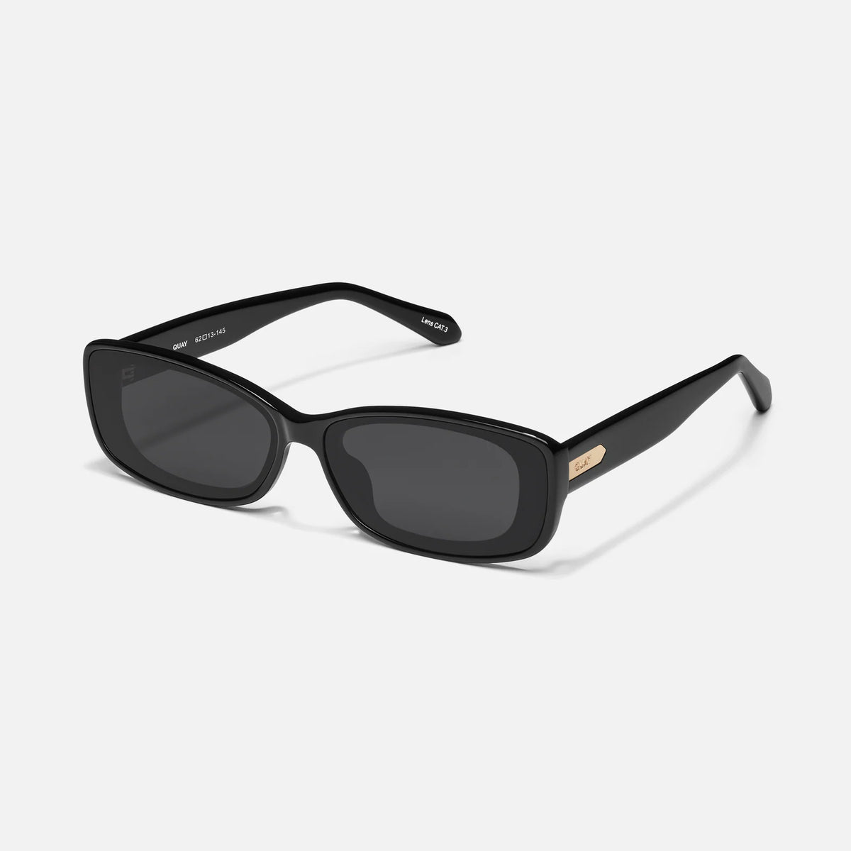 Vibe Check Sunglasses – Black Frame, Black Polarized Lens