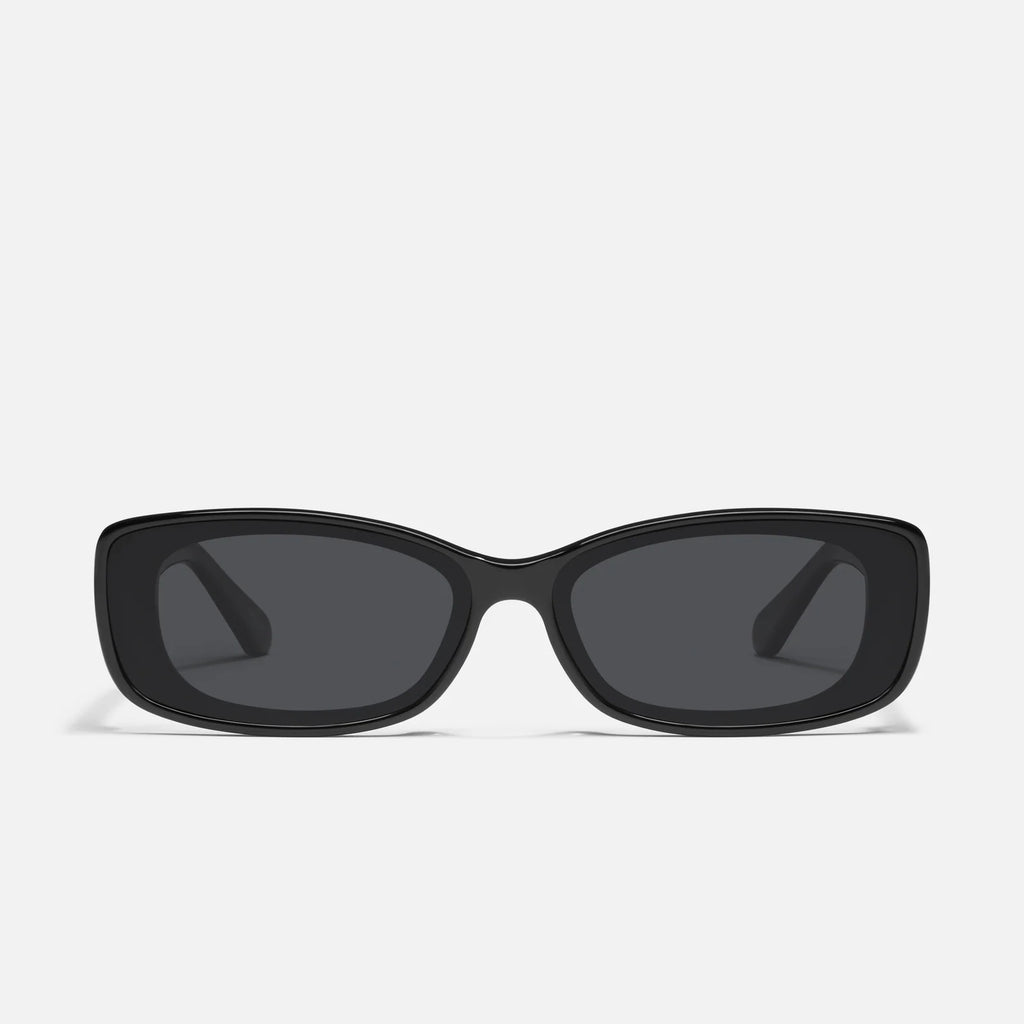 Vibe Check Sunglasses – Black Frame, Black Polarized Lens