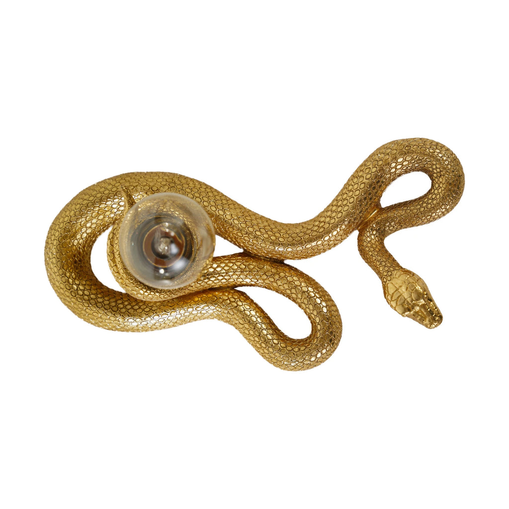 Resin Snake Shaped Lamp with Inline Switch (Hangs or Sits)