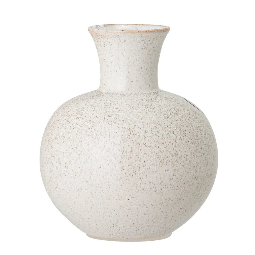 Stoneware Vase with Face