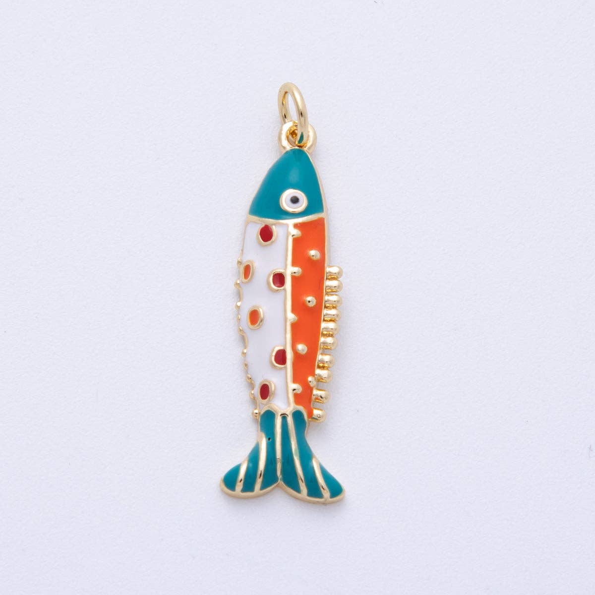 18K GF Fish Charm
