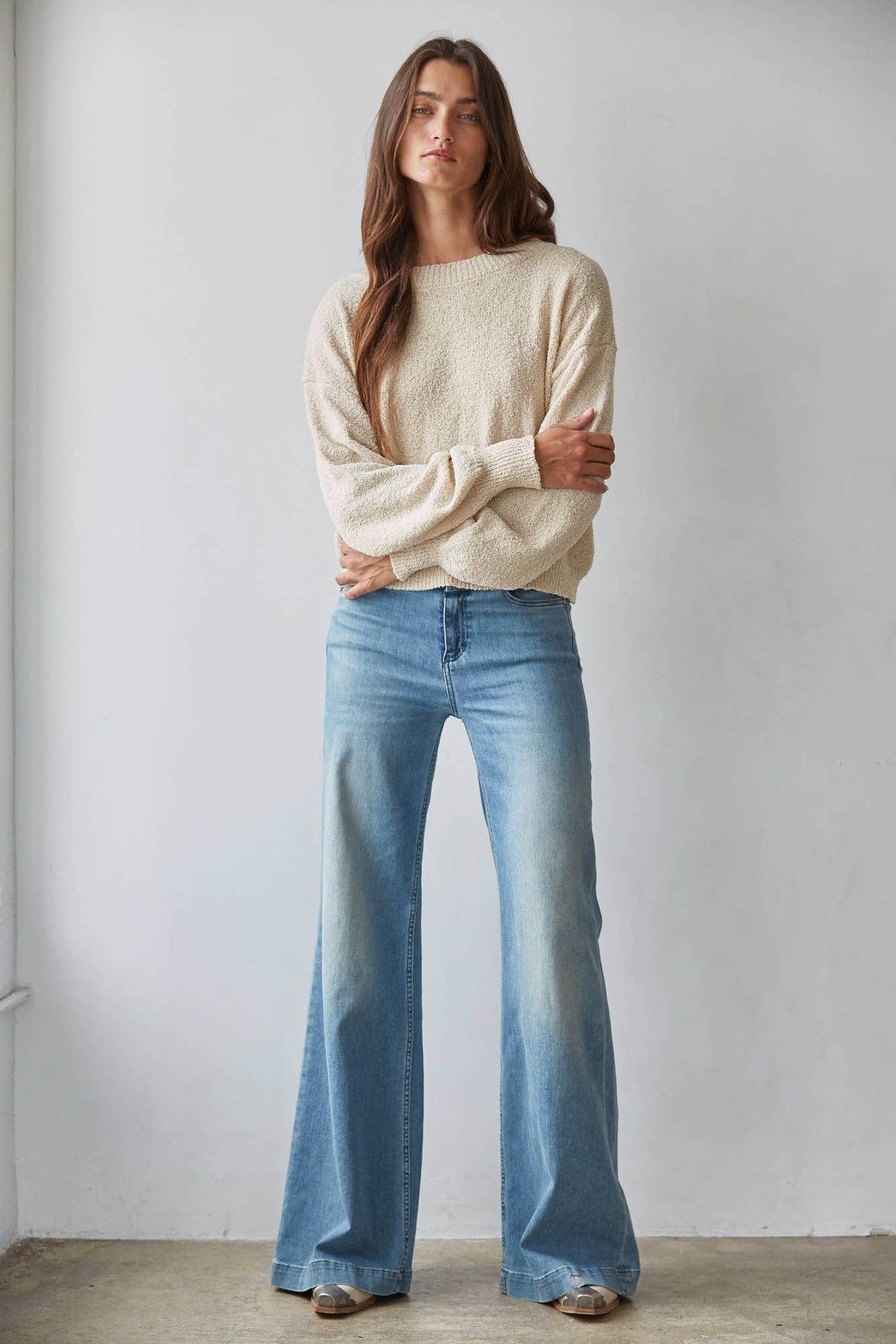 Knit Round Neck Long Sleeve