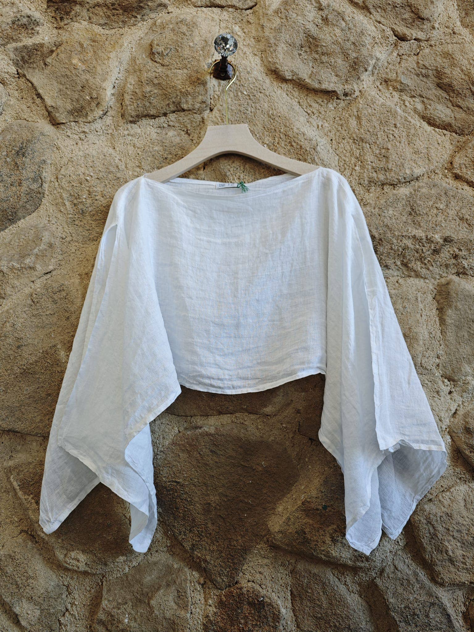 Linen Blouse w/long sleeves