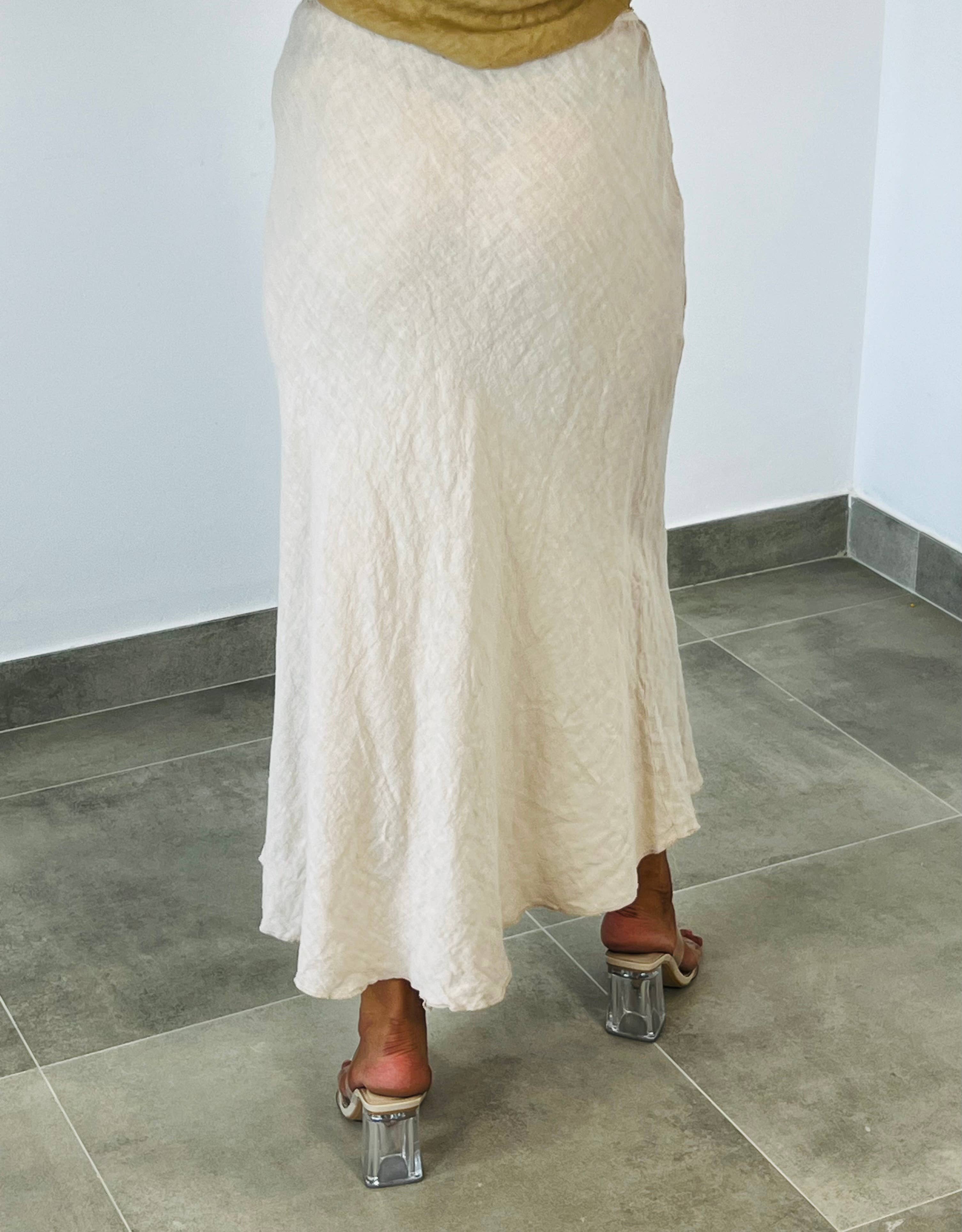 100% LINEN SKIRT