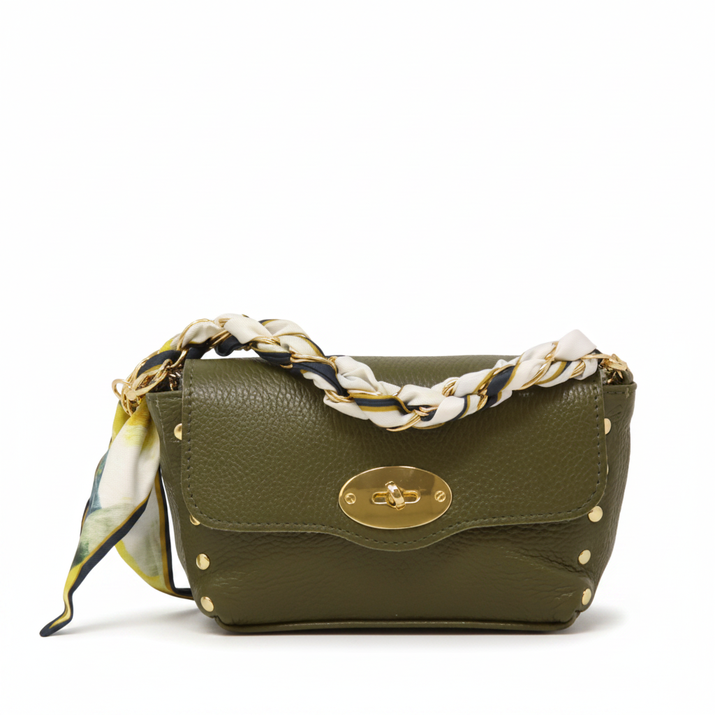 ITALIAN LEATHER CROSSBODY BAG