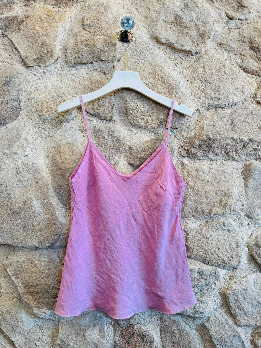 STRAP TOP 100% LINEN