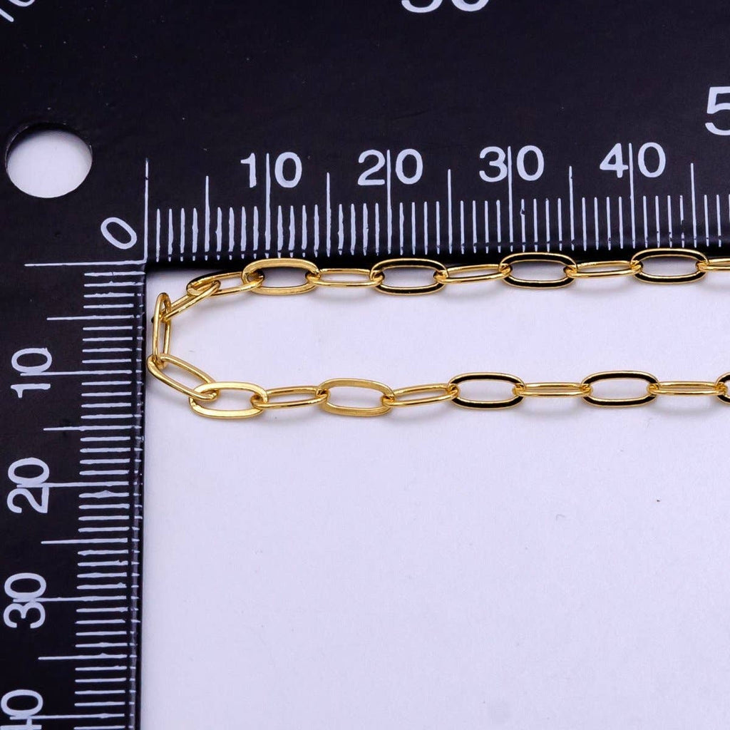 14K GF Paperclip