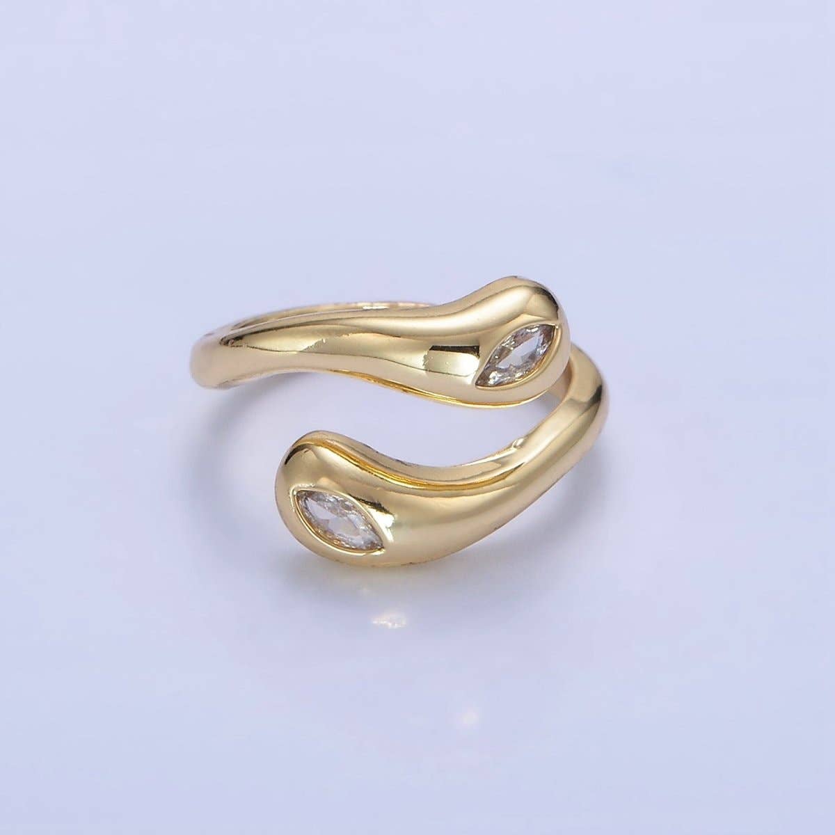 Minimalist Gold Filled Wrapped Adjustable Ring
