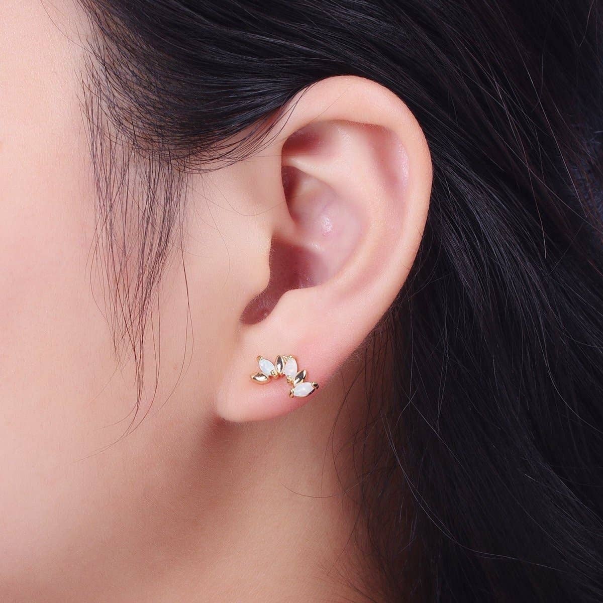 14K GF Opal