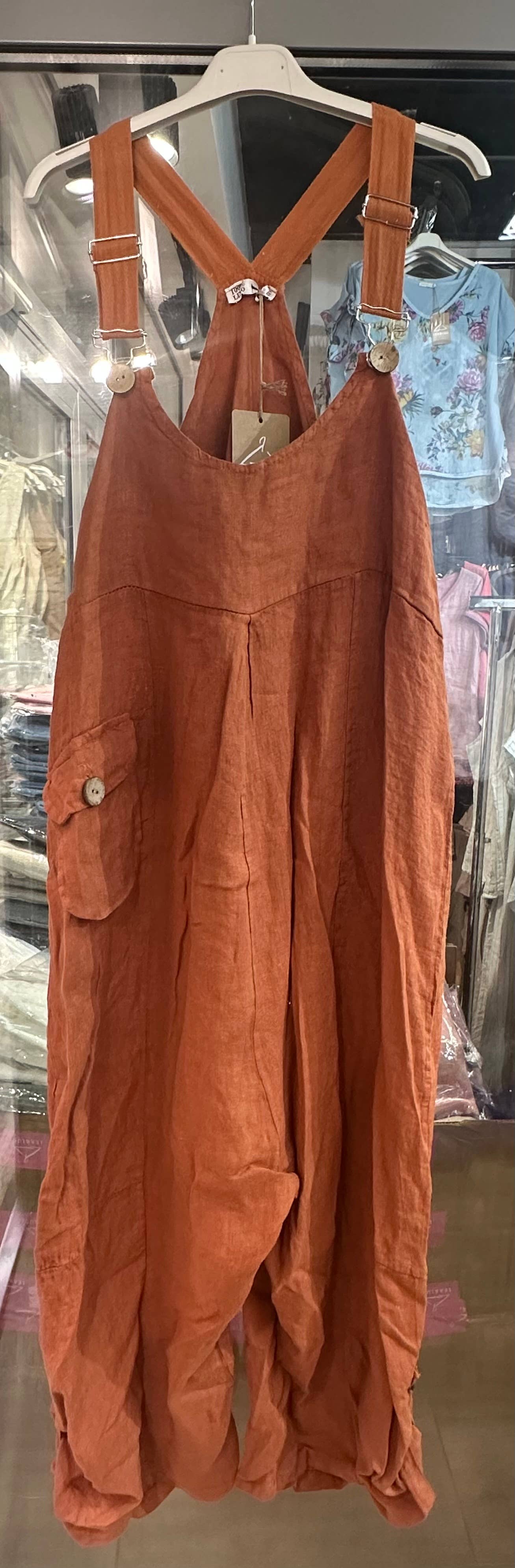 100% Italian Linen jumpsuit
