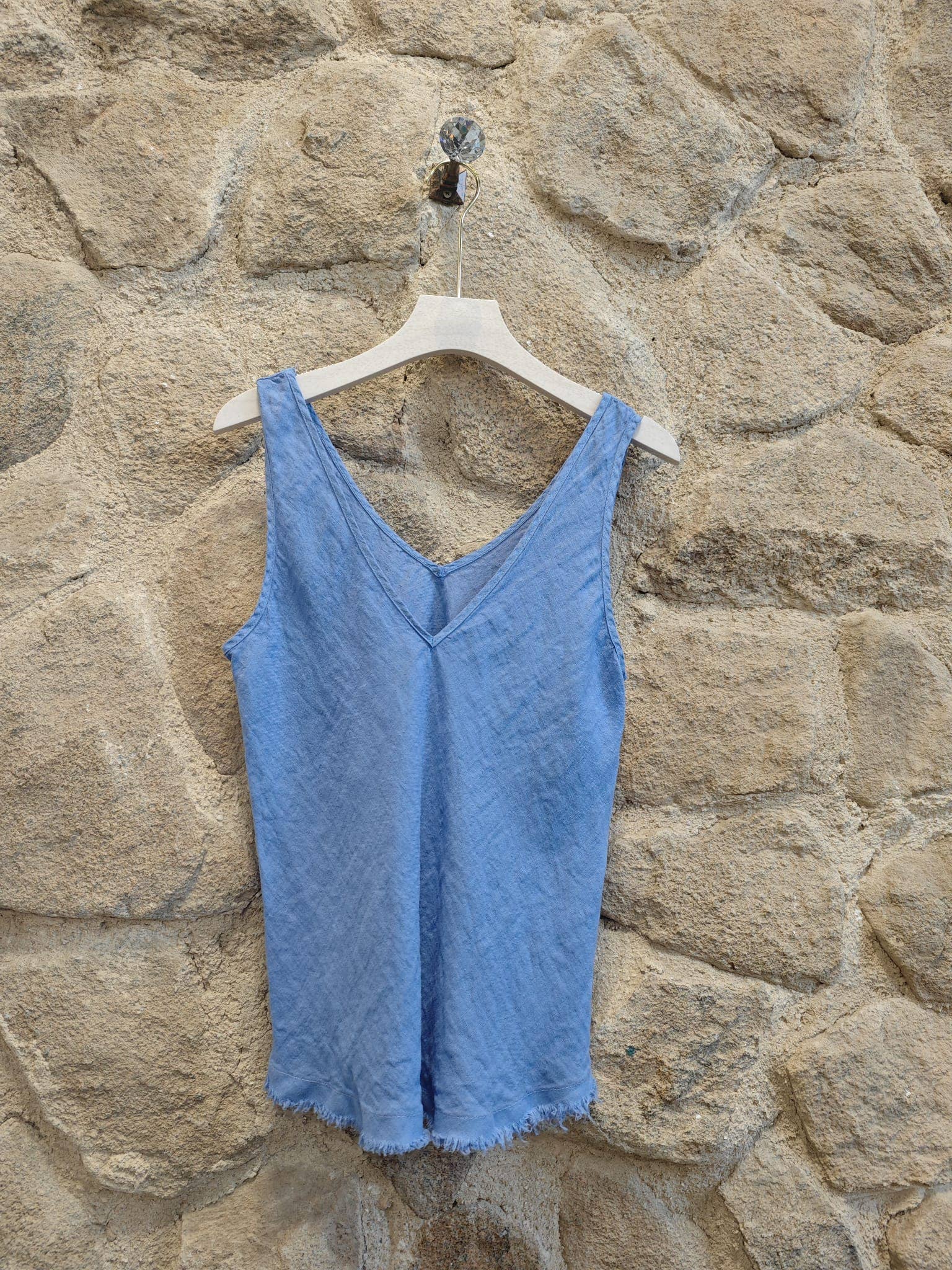 Sleeveless Tank 100% linen