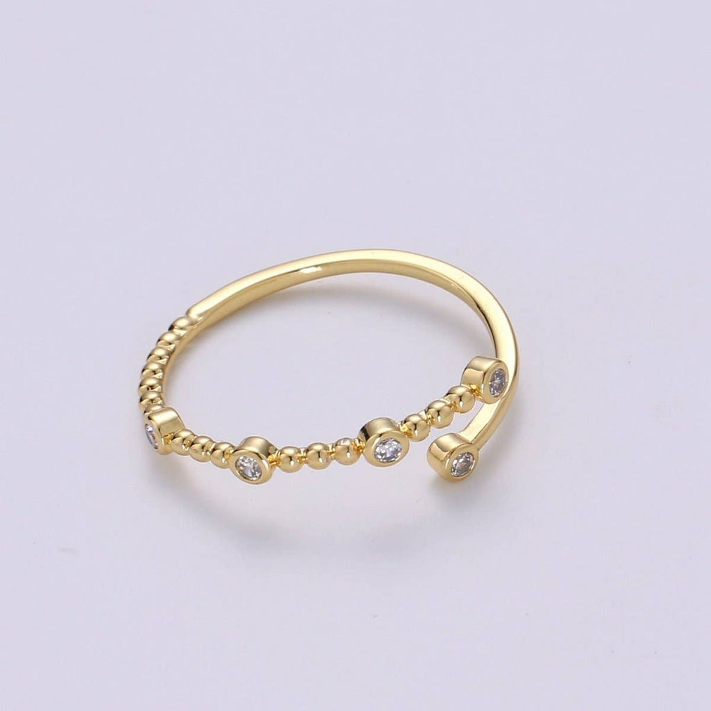 GF CZ Circle Ring