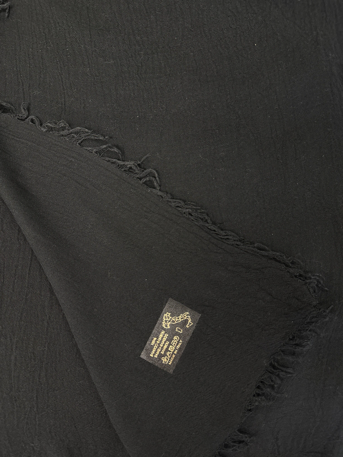 BLACK BAMBOO PASHMINA