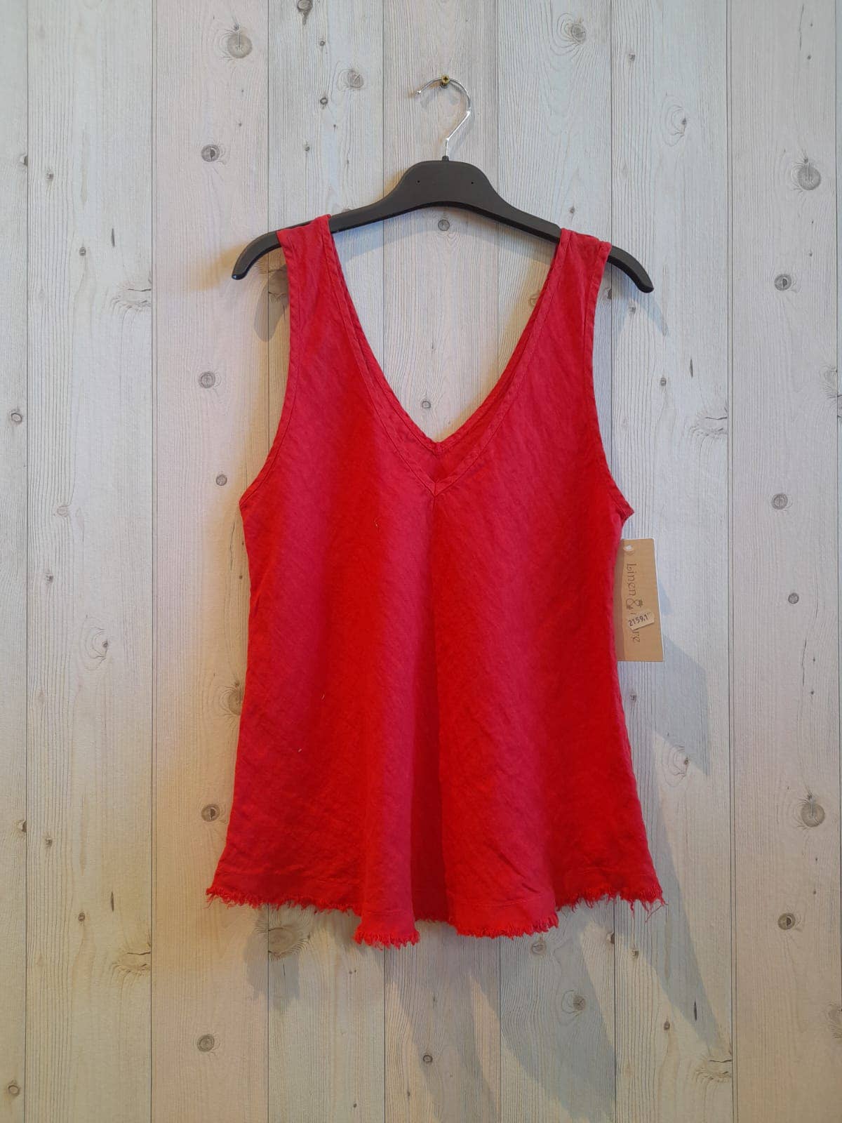 Sleeveless Tank 100% linen