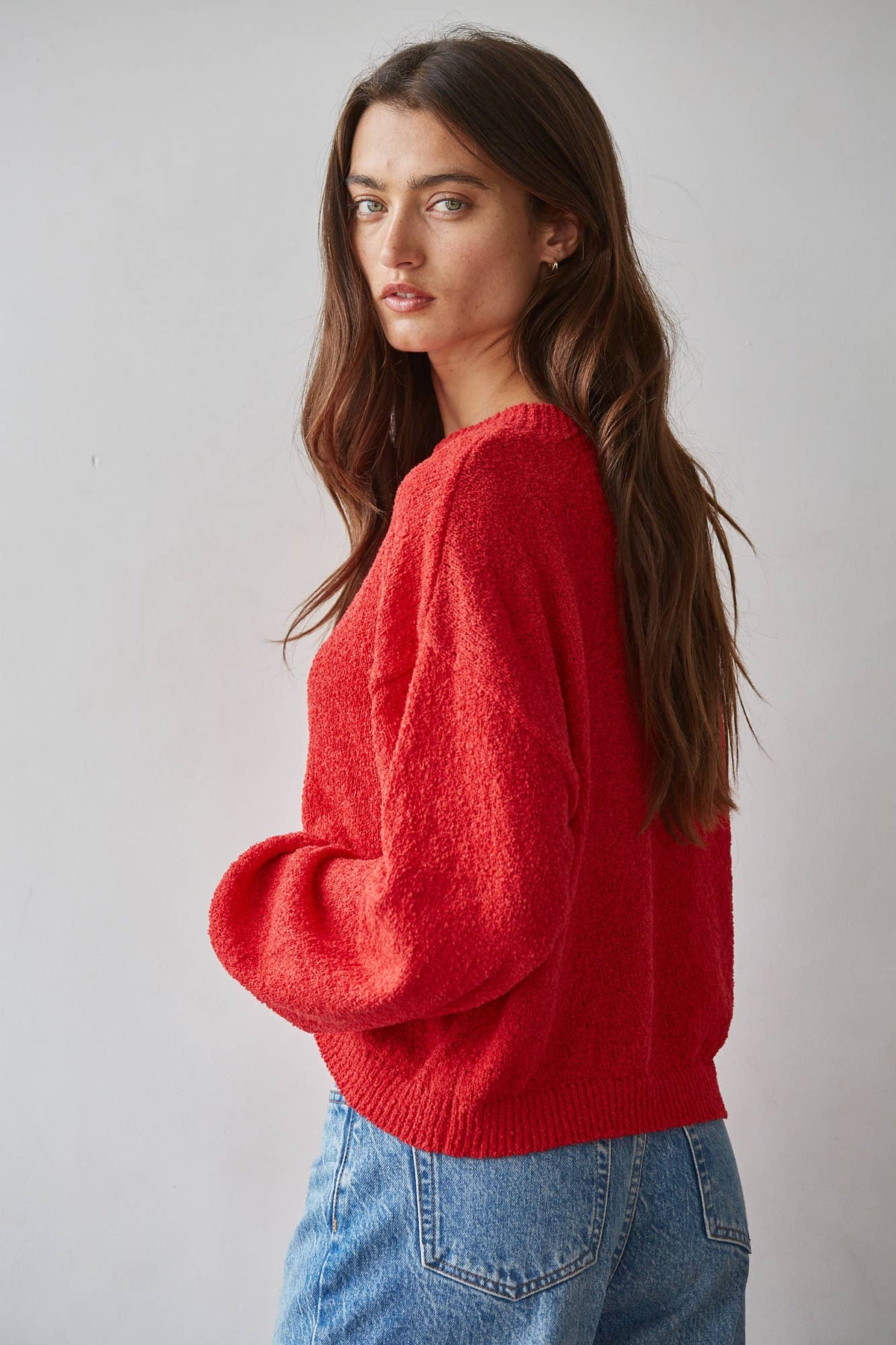 Knit Round Neck Long Sleeve