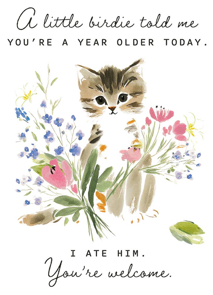 A LITTLE BIRDIE BIRTHDAY