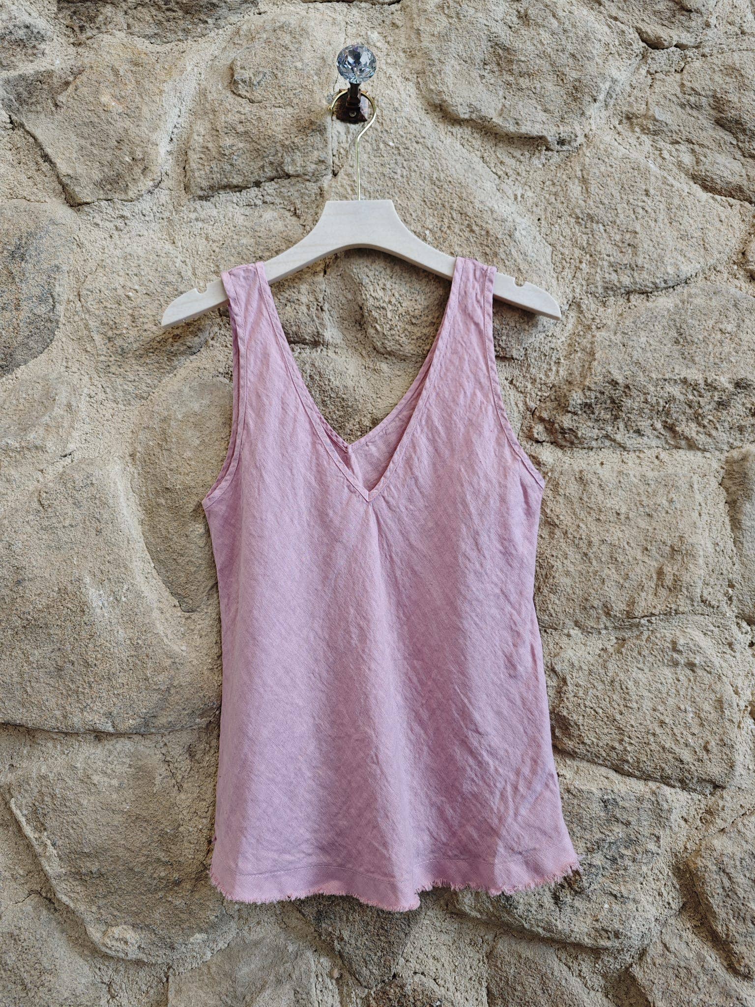 Sleeveless Tank 100% linen