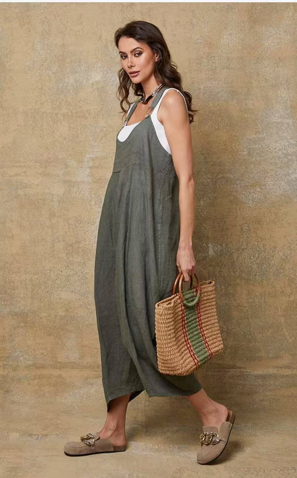 100% Italian Linen jumpsuit