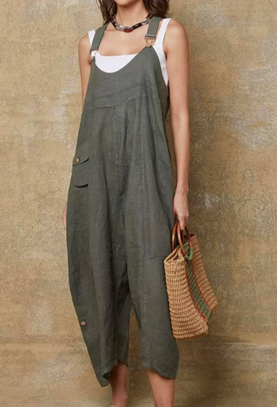 100% Italian Linen jumpsuit