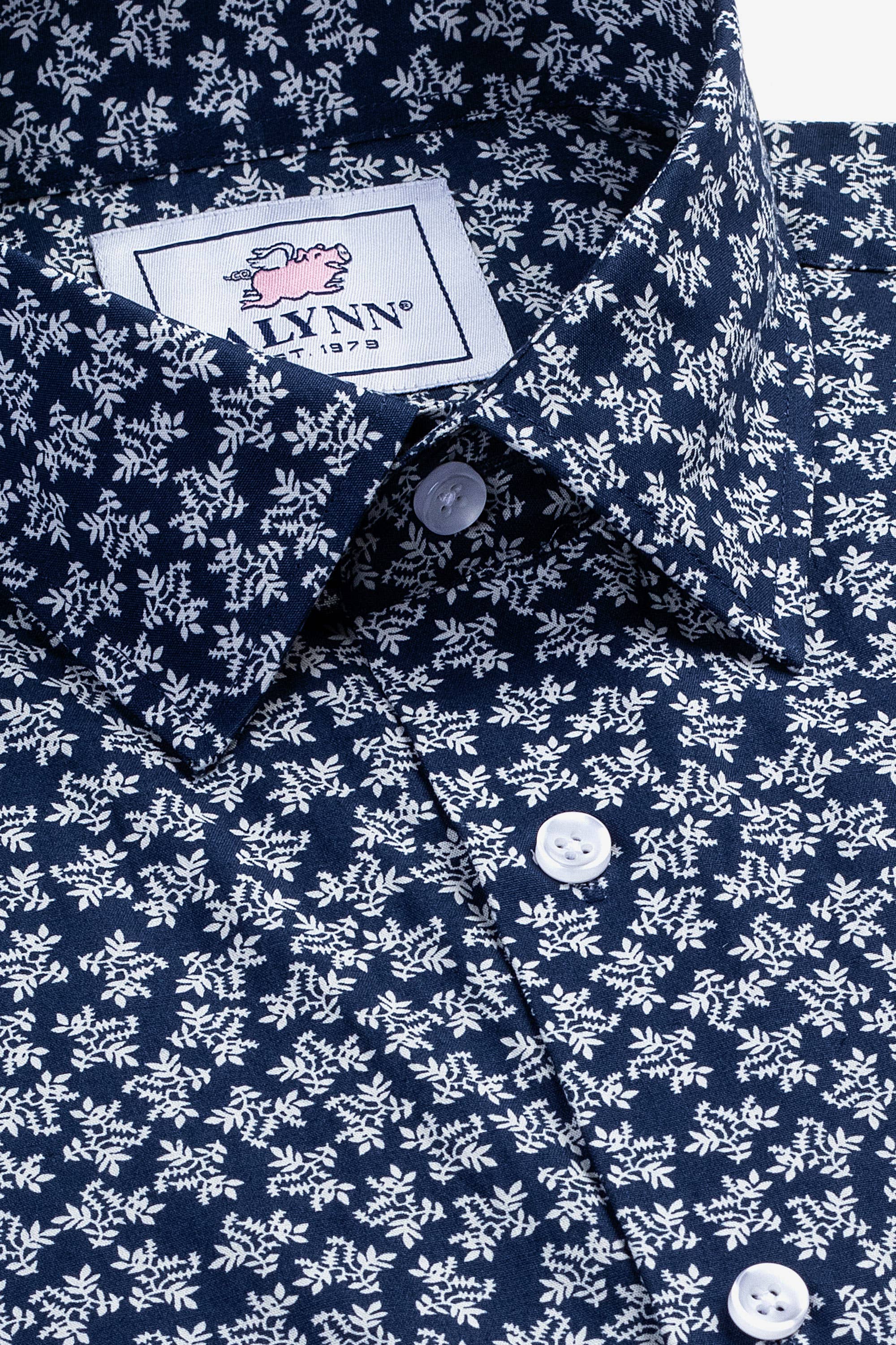 Brooks Floral Untuckable Slim Fit Dress Shirt by Alynn