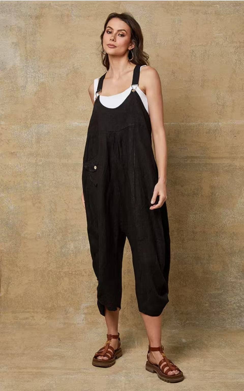100% Italian Linen jumpsuit