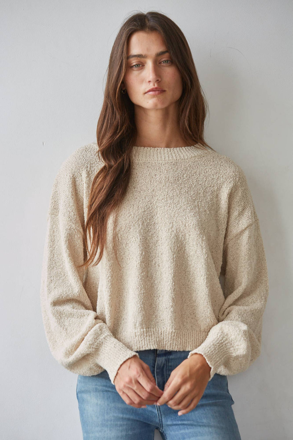 Knit Round Neck Long Sleeve