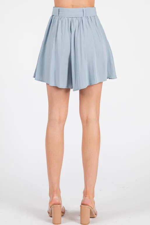 Flowy Shorts with Belt
