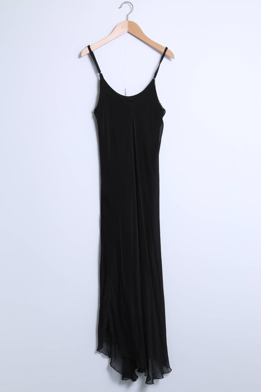 Bias-cut silk dress