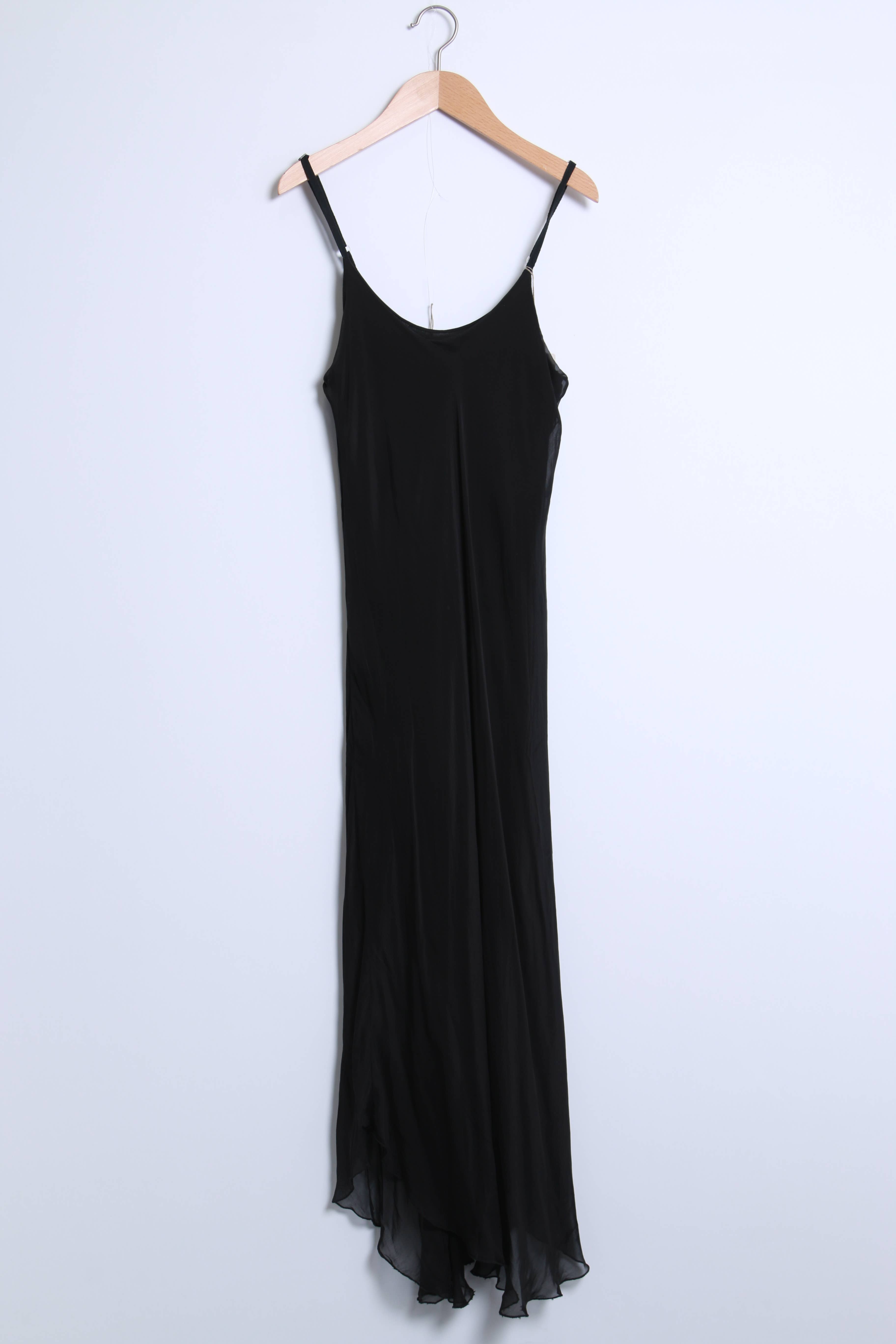 Bias-cut silk dress
