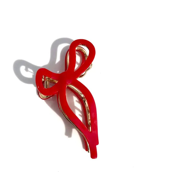 Ballet Bow Claw Clip