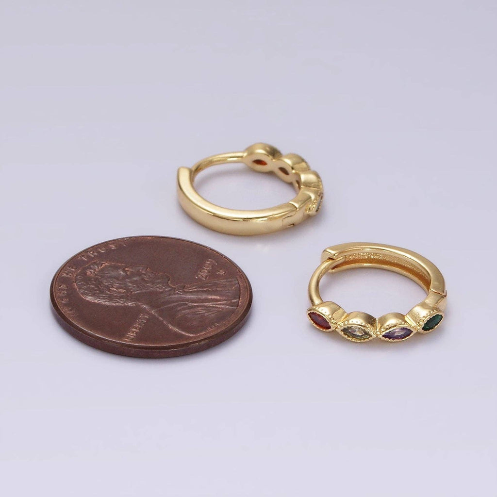 14K GF Marquise