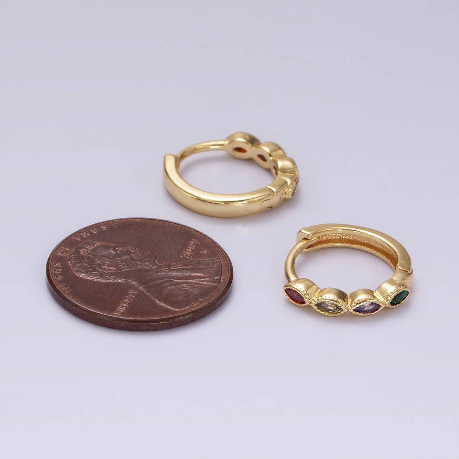 14K GF Marquise