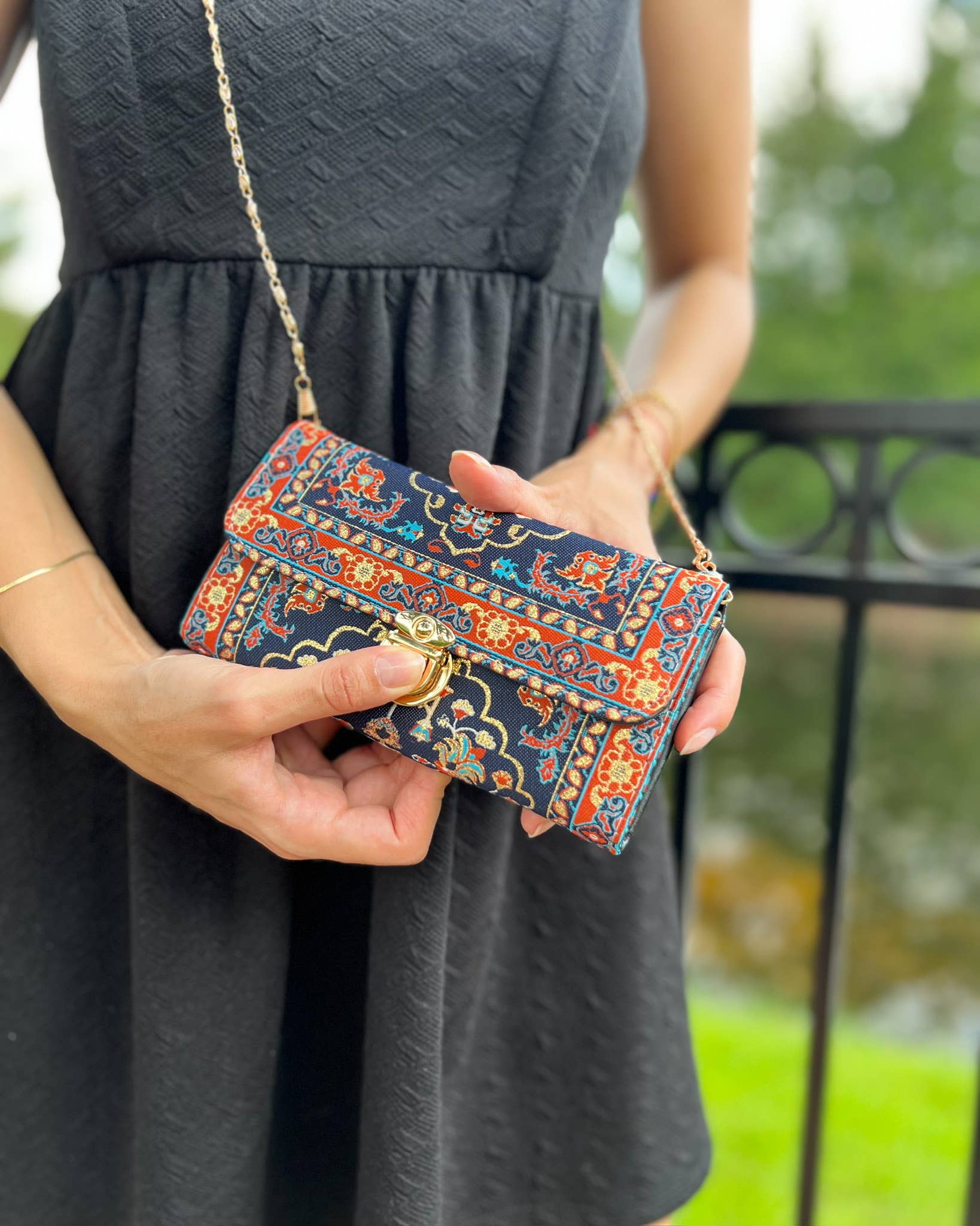 Blue Shoulder Bag