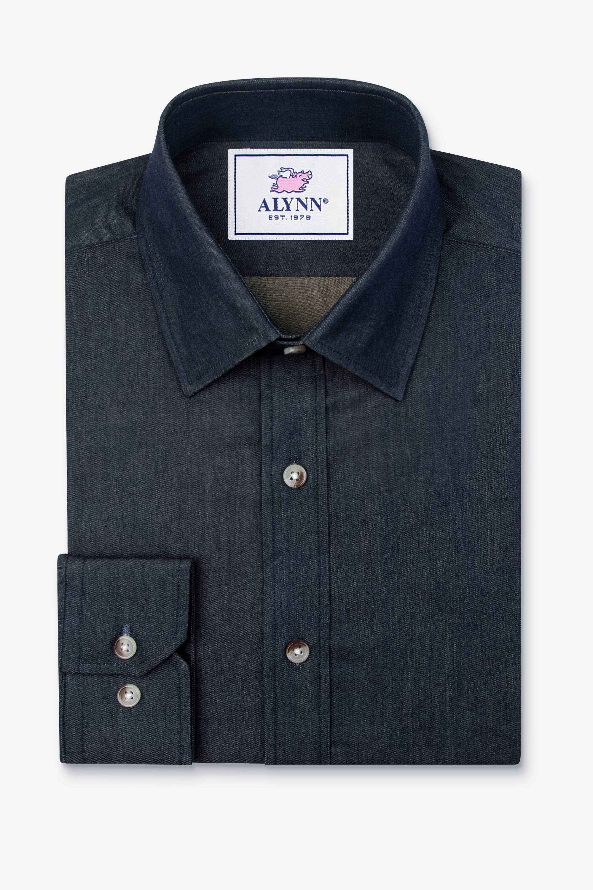 Denim Untuckable Slim Fit Dress
