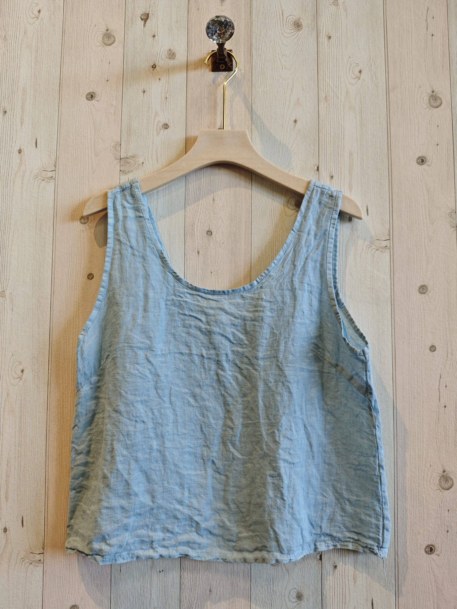 SLEEVELESS 100% LINEN