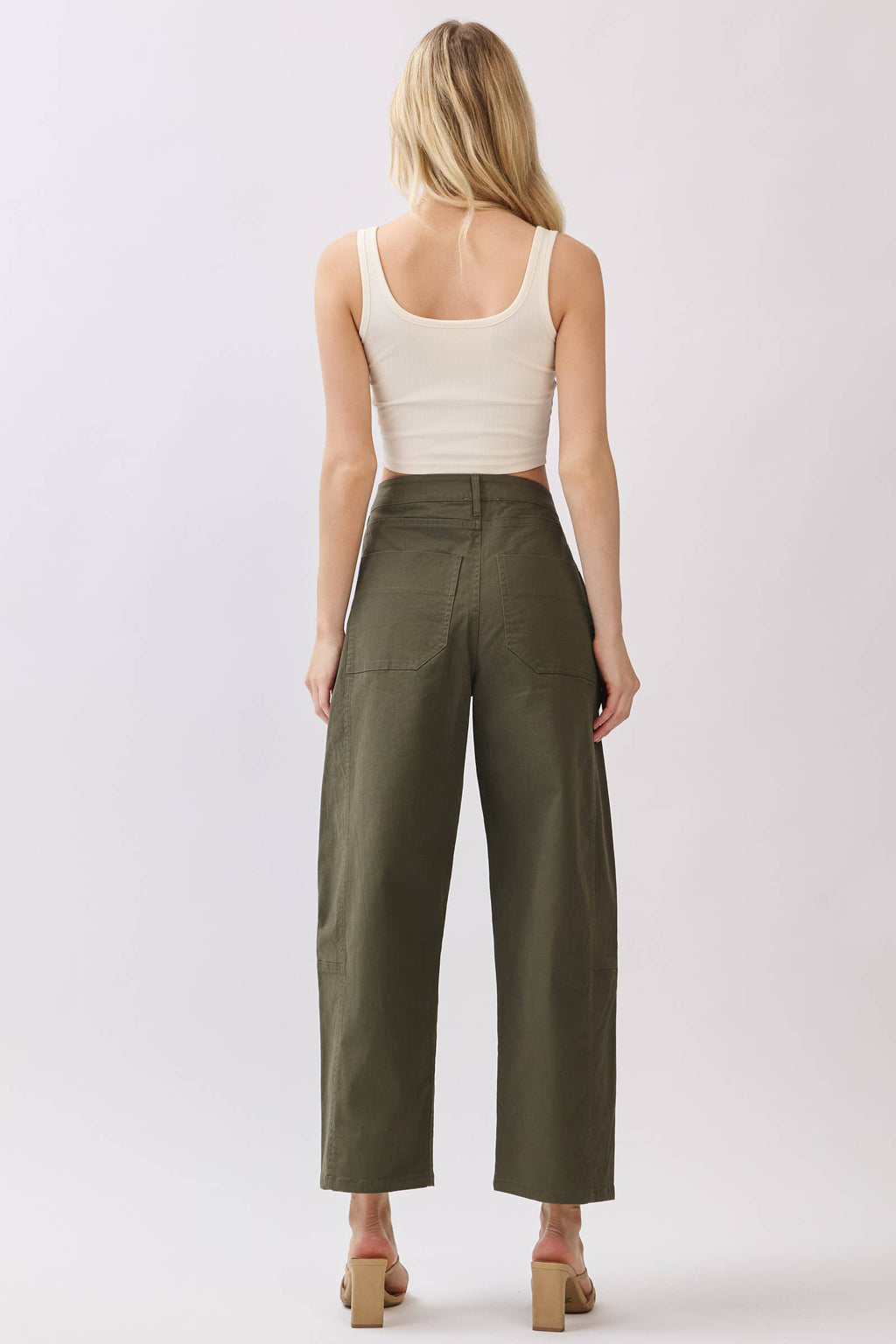 Cotton Barrel Pants