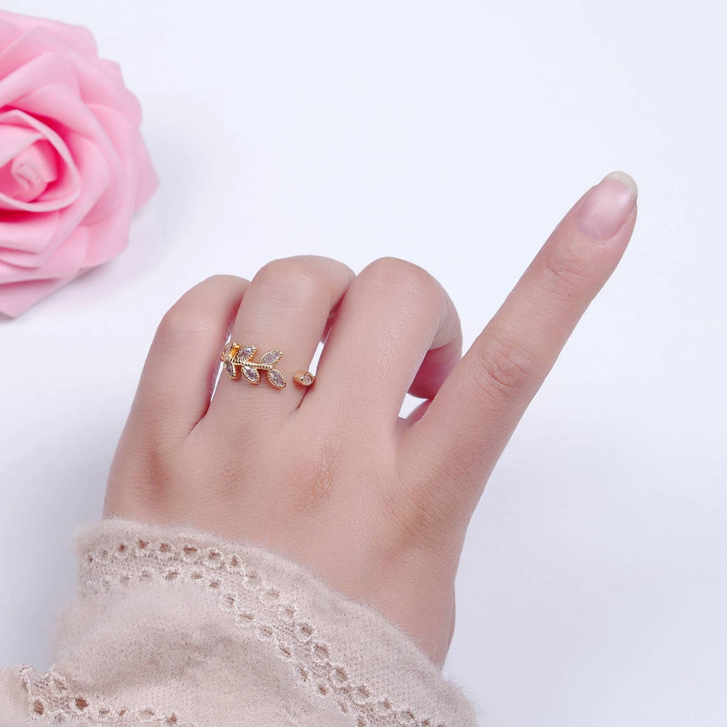 CZ Vine Ring