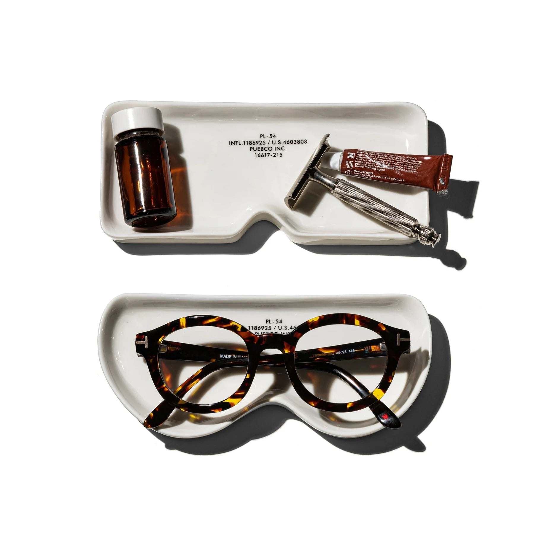 GLASSES TRAY - ROUND