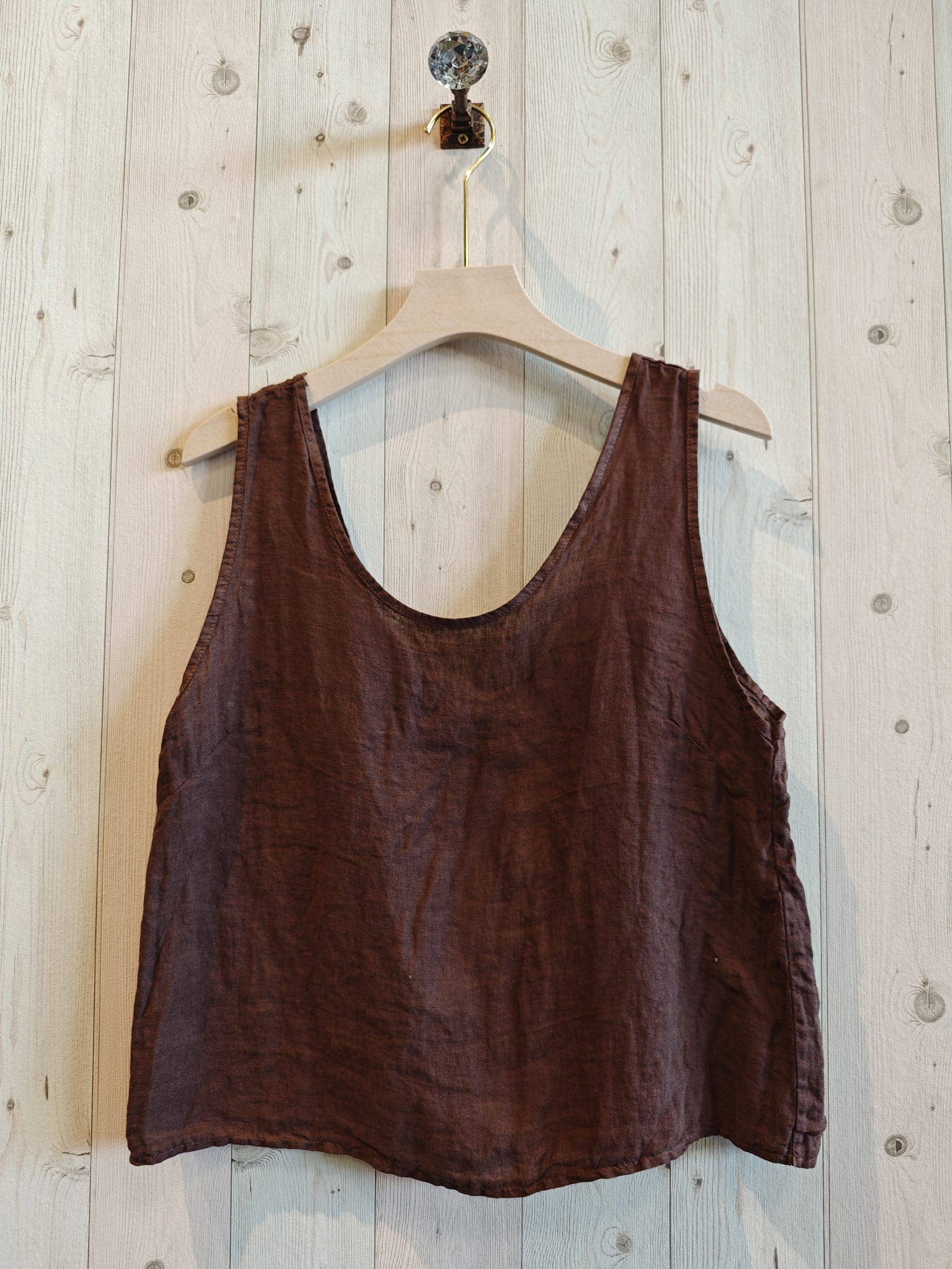SLEEVELESS 100% LINEN