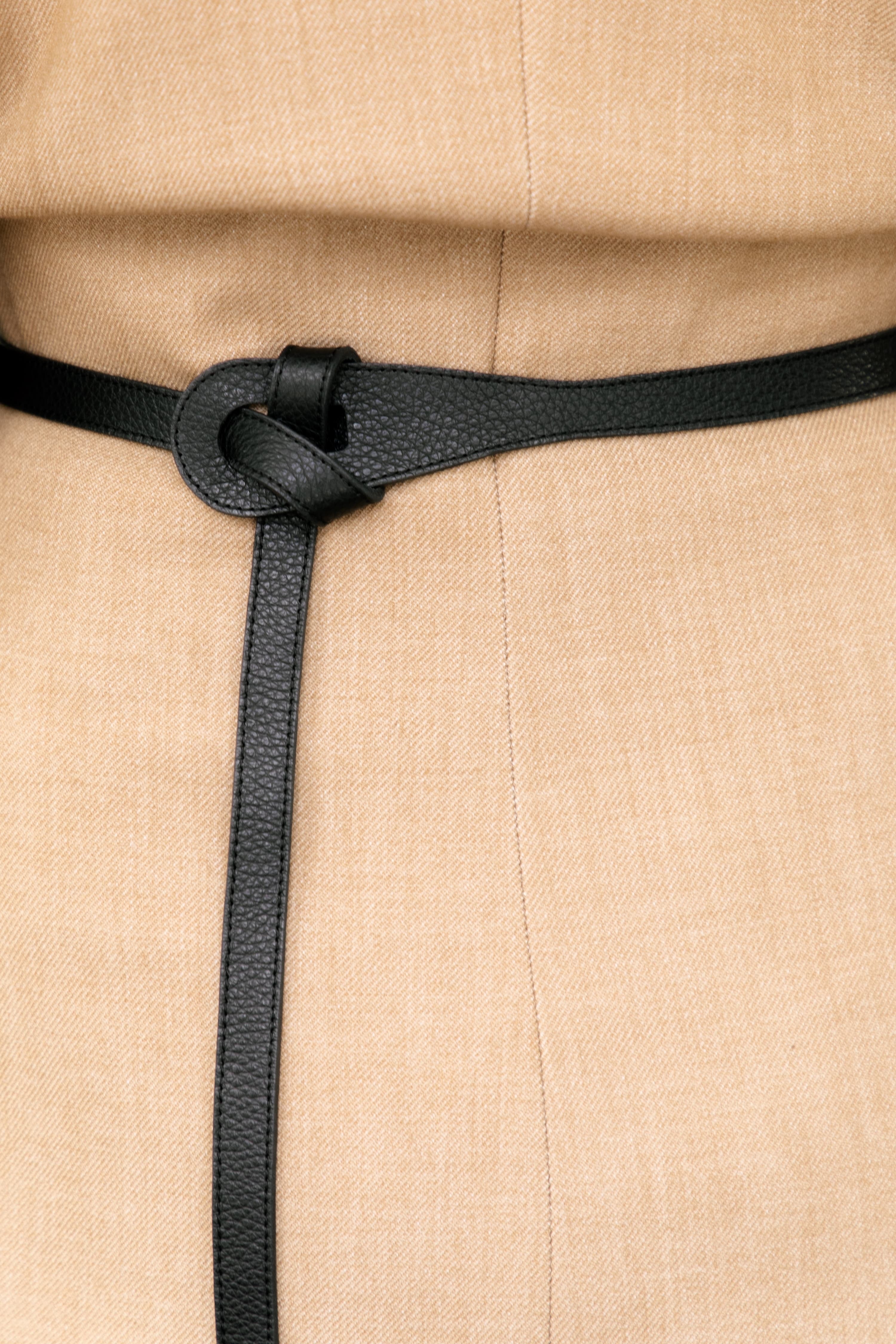 Slim Bow Tie Belt