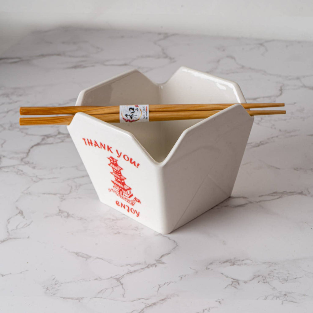 Takeout Bowl W/Chopsticks