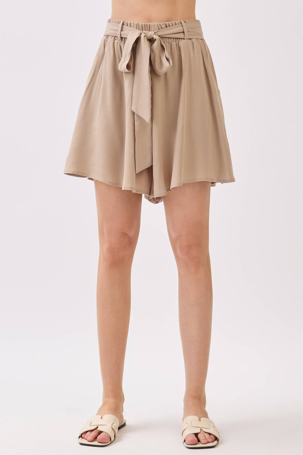 Flowy Shorts with Belt
