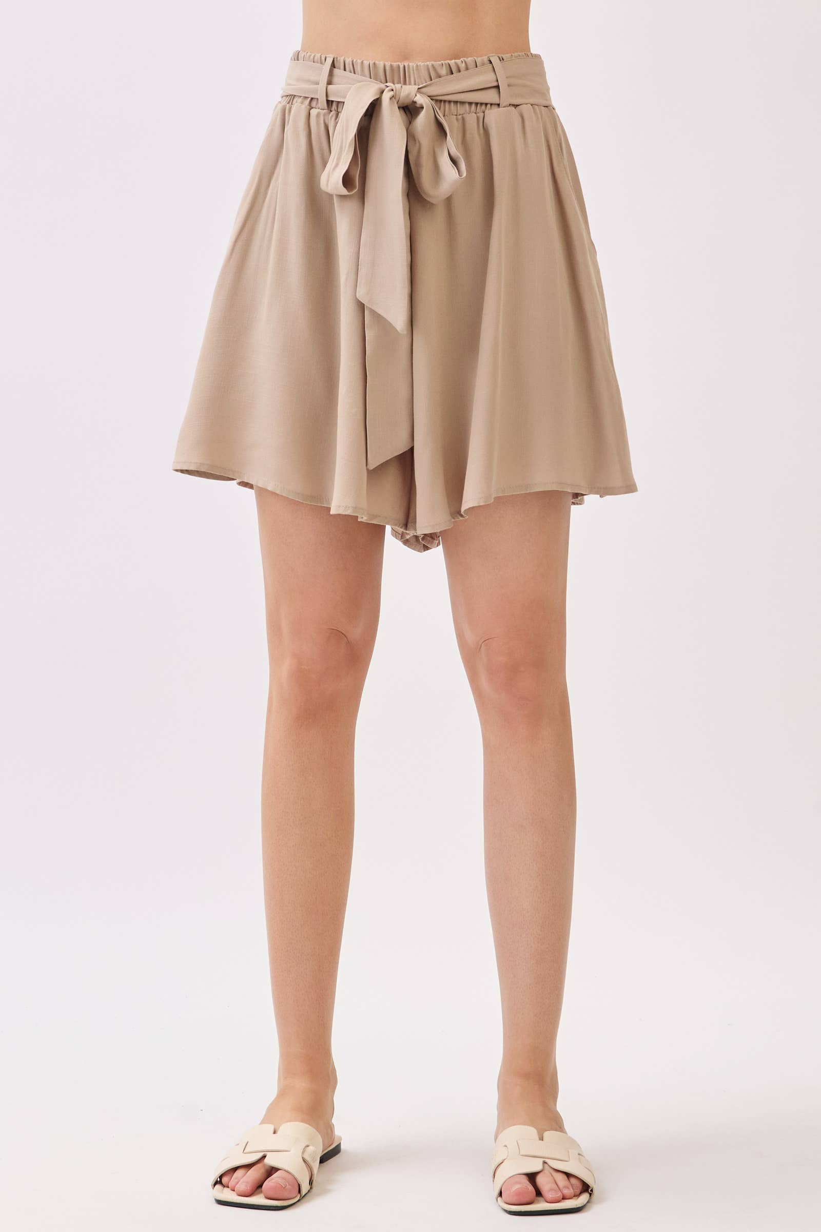 Flowy Shorts with Belt