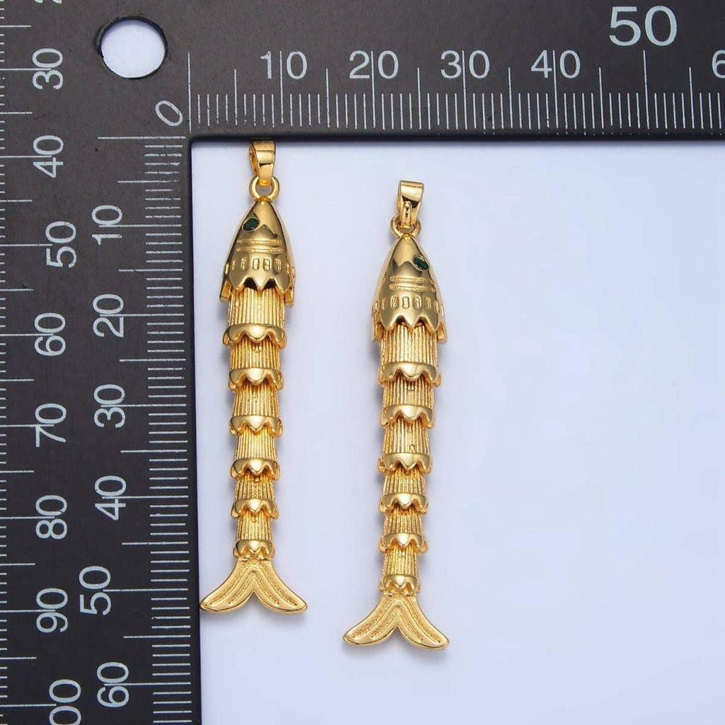 24K GF Artisan Fish