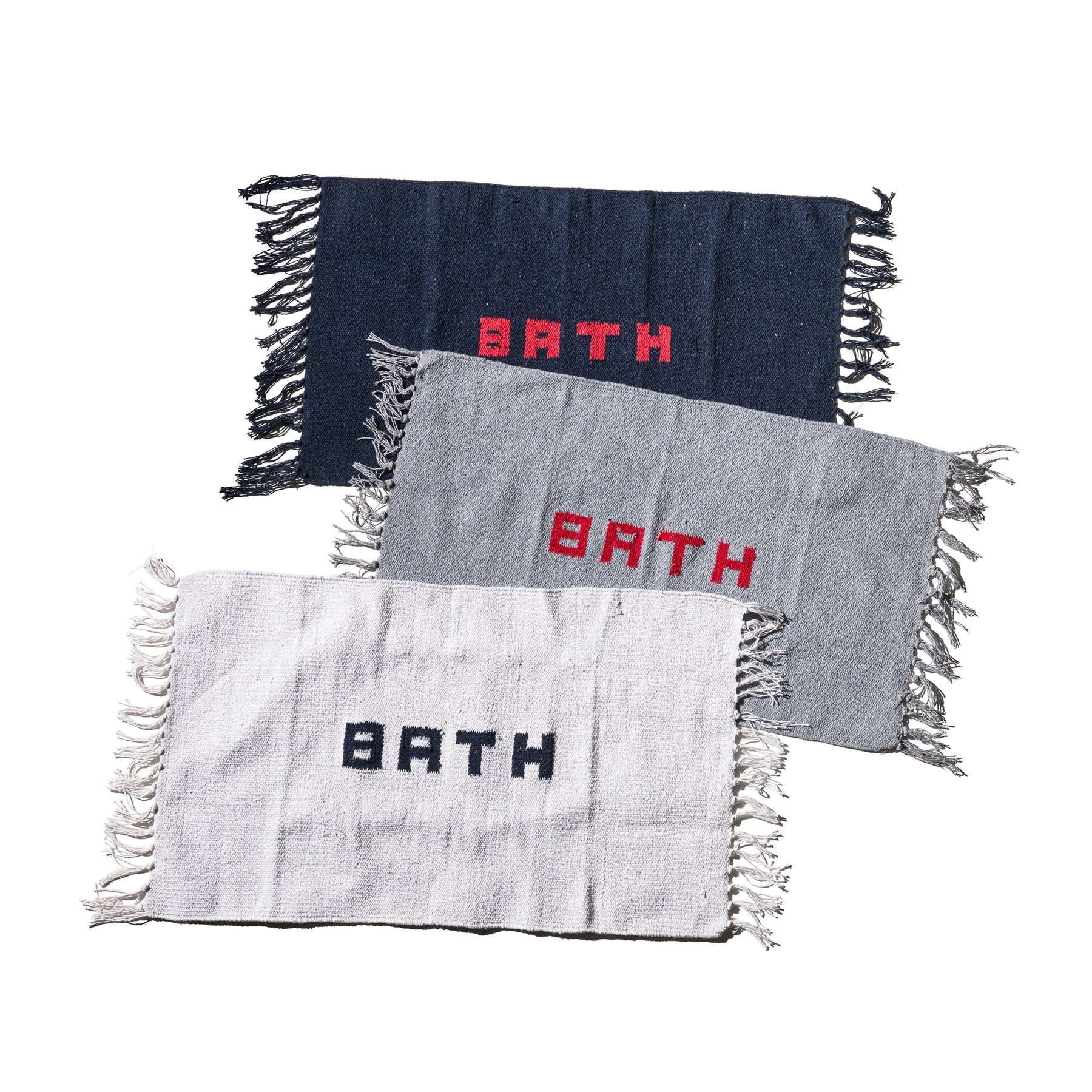 HANDLOOMED RECYCLE YARN BATH MAT