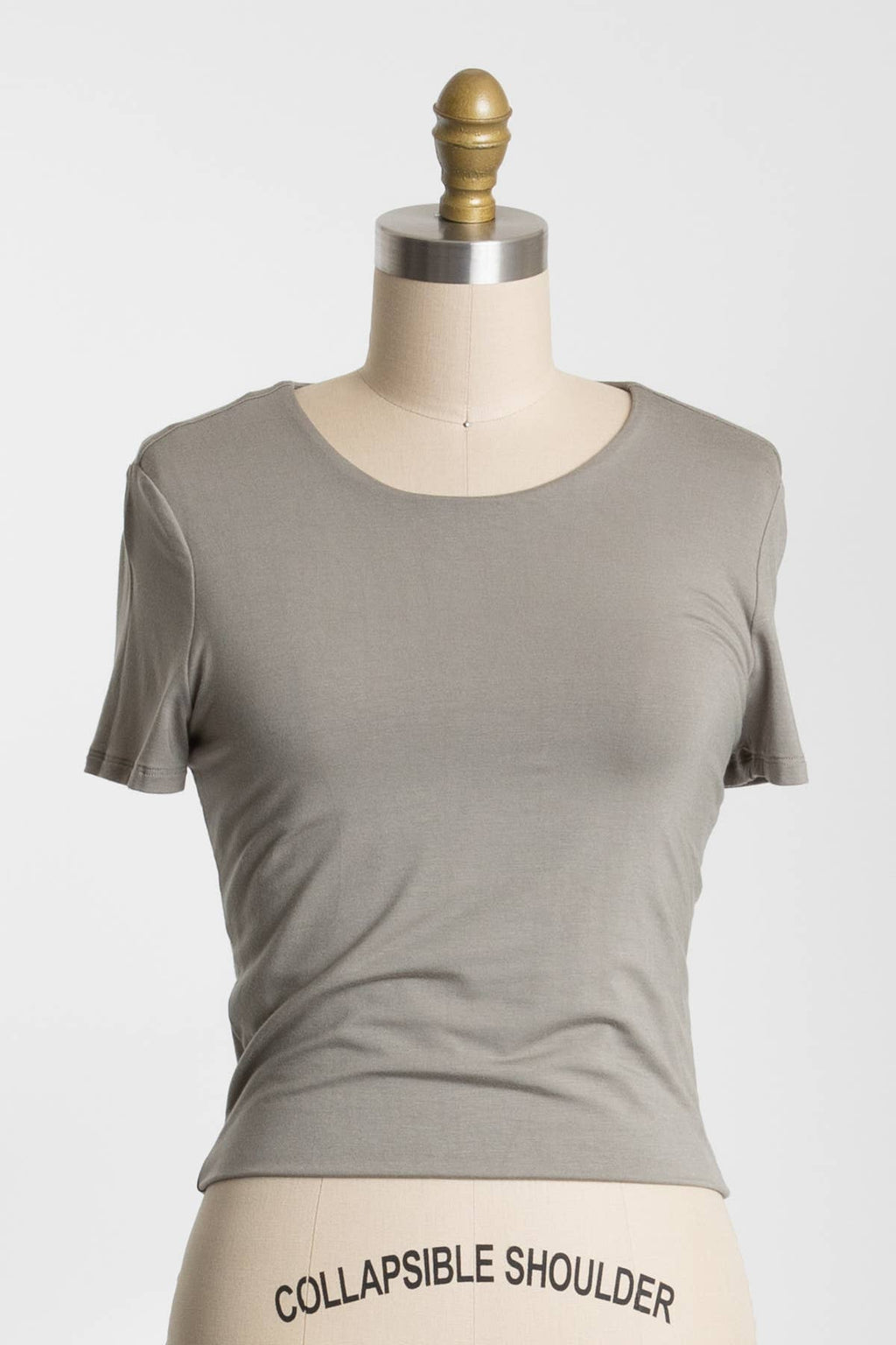 Rayon Modal Basic Crop Top