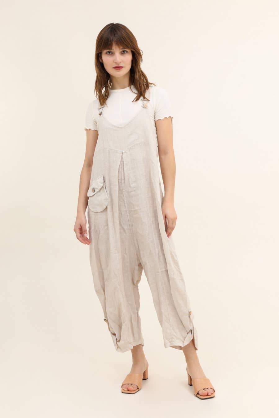 100% LINEN JUMPSUIT