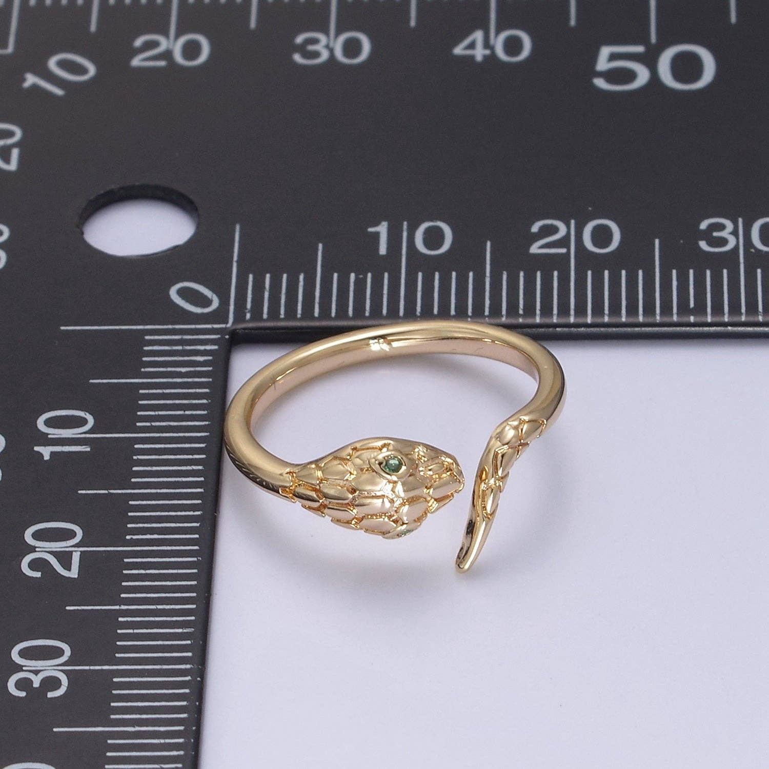 18k GF Snake Ring
